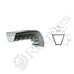 COURROIE TRAPEZOIDALE CRANTEE 16.3x13 IMPORT CMW POMER+ XPB 2650