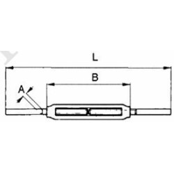 TENDEUR A SOUDER ( Charge Utile 3000 kgs )