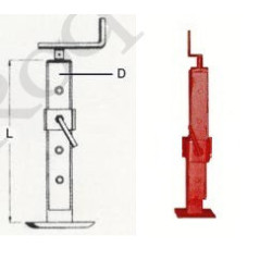 BEQUILLE Sicmap FIX. REGLABLE Carré 60