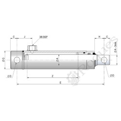 VERIN SIMPLE EFFET CHAPEL (630.3) - prix valable jusqu'à épuisement