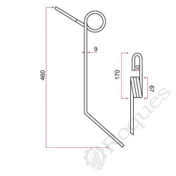 DENT ARRIERE TYPE ACCORD / GRANGE & WALTER GW338 