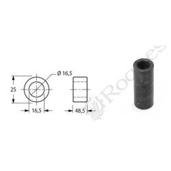 BAGUE 16.5x25x48.5 POUR FLEAU AGM01 / MUZZI