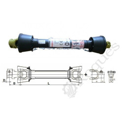 TRANSMISSION Binacchi SERIE 1 EA 1210 CT 1"3/8Z6 - CM DIAM.25 CL.8 