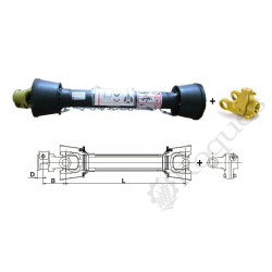 TRANSMISSION B6 AVEC LIMITEUR A BOULON 1"3/8 606606001A 