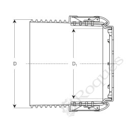 BOL PROTECTEUR Bondioli Ø259 L 235 ( 395002550CE )