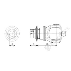 MACHOIRE Bondioli SFT S6 80° 1"3/8 Z21 -
