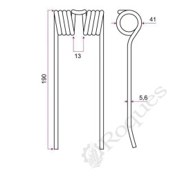 DENT PICK-UP TYPE CLAAS / GRANGE & WALTER GW 021 