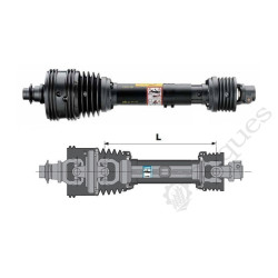 TRANSMISSION BONDIOLI SFT-S6 CT : JDH 80° 1"3/8Z6 / CM 1"3/8Z6 