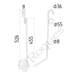 DENT 8 mm TYPE EINBOCK 15099 / GRANGE & GW 479
