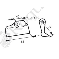 MARTEAU DE BROYEUR TYPE AGRIMASTER 3002322 / EUROZAPPA