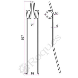 DENT ANDAINEUR TYPE FAHR GRANGE & WALTER GW 134 NM