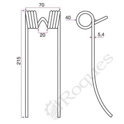 DENT PICK-UP TYPE GALLIGNANI KB8876493 / GRANGE & WALTER GW 273 