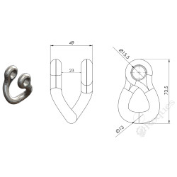 MANILLE TORSE Forges Gorce FG000730 