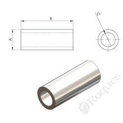 ENTRETOISE Forges Gorce FG000401 Ø12 x 20 LG25 