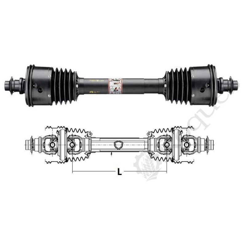 TRANSMISSION Bondioli G7 EA1210 CT - CM JDH80° 1"3/8 - sur demande