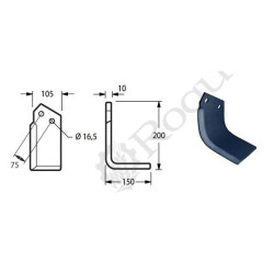 LAME D. TYPE HORSCH 00310155 - HOWARD 109661V